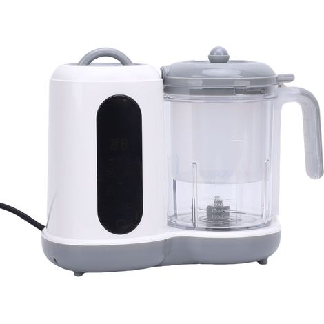 Robot culinaire pour bébé avec cuisson automatique, broyage, vapeur et mixeur, minuterie, grande capacité, prise européenne. (1/5)