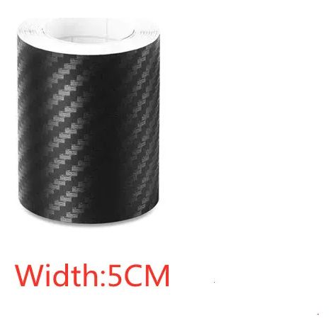(1 m,5 cm) Ruban adhésif en fibre de carbone nano pour voiture,protection anti-rayures,seuil de porte,rétroviseur latéral,imperméable,film de carbone (1/3)