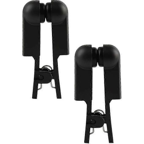 Électrodes auriculaires en caoutchouc noir compatibles avec les appareils TENS 7000 et TENS standard, accessoire réutilisable, 1 paire (1/5)