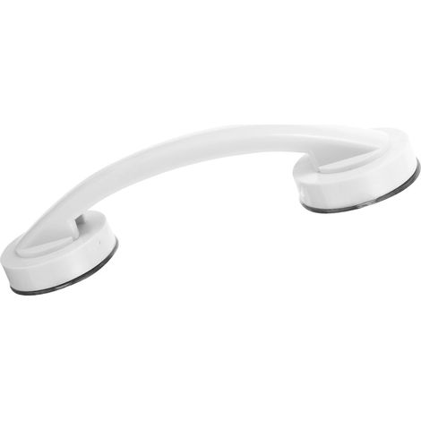 Barre d'appui de douche, plastique, blanc (1/5)
