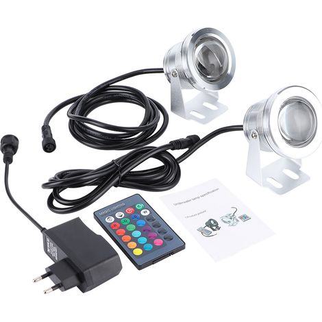 Eosnow RGB-Unterwasserlicht-Brunnenlampe für Beleuchtungsdekoration 90-265V EU-Stecker