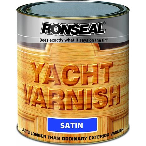 Ronseal Exterior Yacht Varnish Satin 250ml RSLYVS250