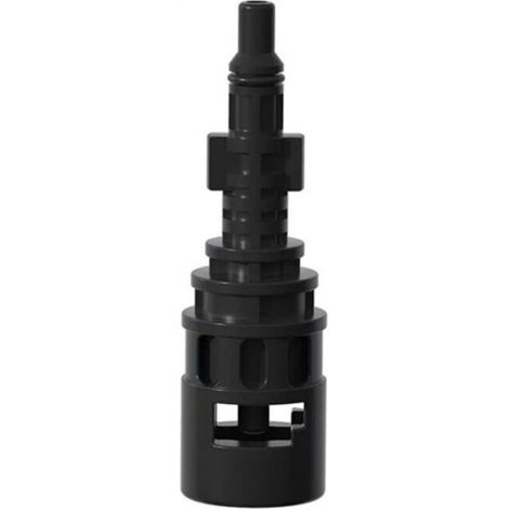 2-teiliger Umrüstadapter für Hochdruckreiniger-Kupplungsanschluss für Kärcher Lavor 124 x 24,5 mm, Schwarz