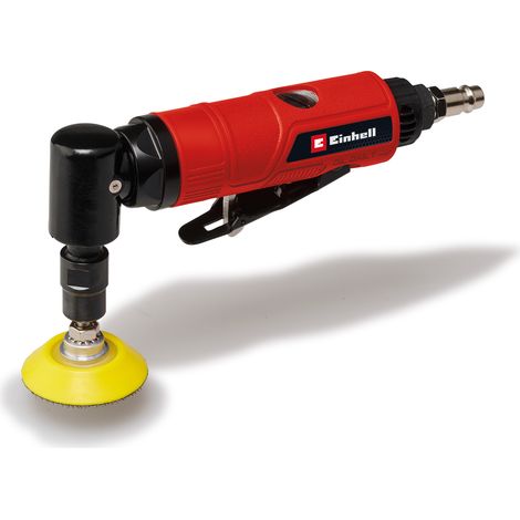 Einhell Druckluft-Winkelschleifer TC-PA 50 (6,3 bar Arbeitsdruck, 113 l/min Luftverbrauch, Ø 50 mm Schleifteller, inkl. diverser Schleifpapiere) (1/5)