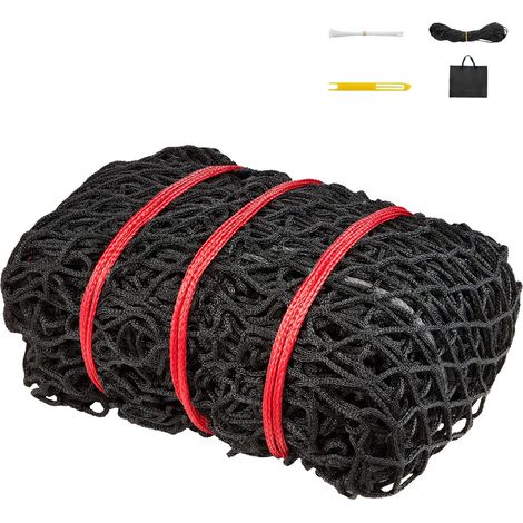 Filet à foin pour balles rondes, 1,8 x 1,8 x 1,8 m, mailles 42 x 42 mm, PE, sans nœuds, avec attaches, aiguille, ficelle et sac de rangement. (1/5)