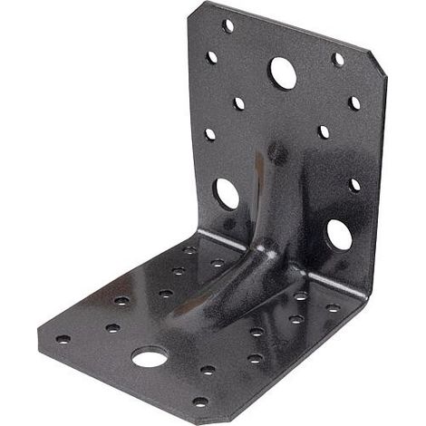 Raccord coudé pour charges lourdes 105 x 105 x 90 mm, avec moulure DURAVIS®, matériau : Acier, galvanisé sendzimir, surface : (1/3)