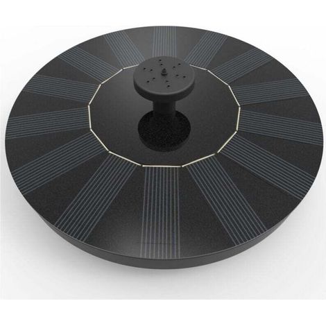 Fontaine de jardin, Solatec Fontaine Solaire Pompe à énergie Solaire 1,4 W - Pompe Submersible pour Bassin, Piscine, Jardin, Aquarium., (1/5)