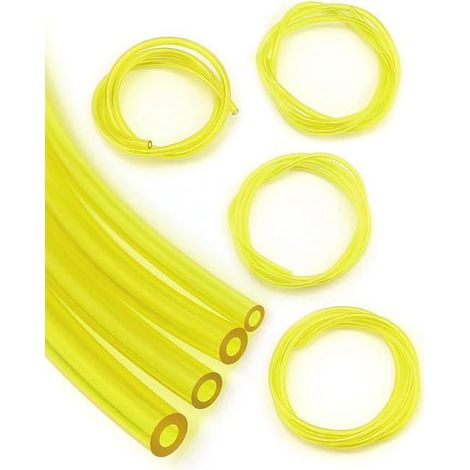 Jeu de 4 tuyaux carburant, 2 x 3,5 mm, 2,5 x 5 mm, 3 x 5 mm, 3 x 6 mm, 1 m, pour tronçonneuse, souffleur, tondeuse, accessoires moteur (1/5)