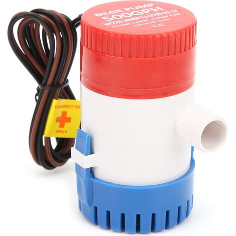 Blige 12V elektrische Wasserpumpe, 3/4" Schlauchanschluss, 500 GPH Fördermenge, halboffenes Laufrad, für Boote, Wohnmobile und andere Freizeitfahrzeuge. (1/5)