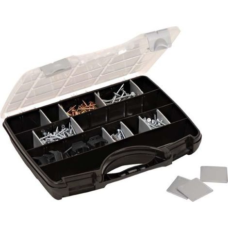 Raaco 45 Sortimentkasten Allzweck Sortierkasten mit 21-Trennwände 312x238x51mm (1/3)