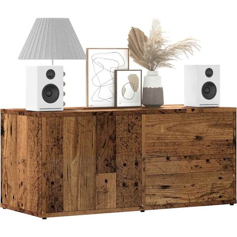 TV-Schrank Altholz-Optik 80x34x35,5 cm Holzwerkstoff