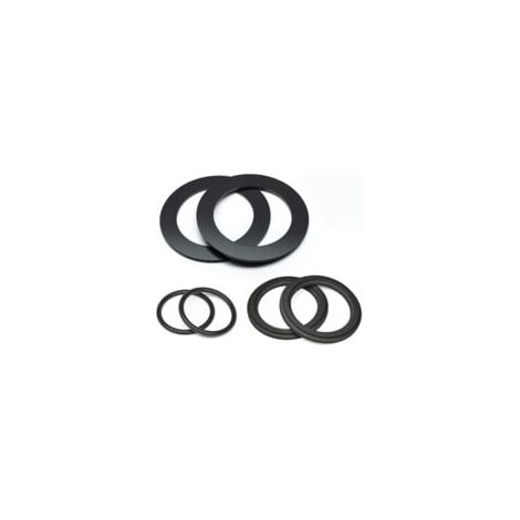 Kit de rondelles et bagues 25076RP pour raccords de 1,5 pouce, joints toriques en caoutchouc pour vannes plongeuses de piscine Intex et rondelles de rechange Intex (6 pièces) - 10745, 10262 et 10255 (1/5)