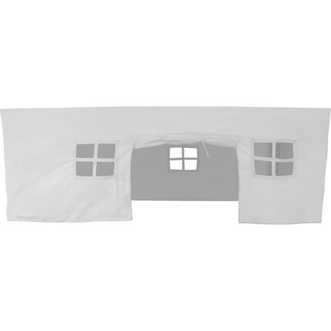 Sunny Nova Tente De Table En Crème Tente De Jeu En Coton Pour Tables Tente Pour Enfants Avec 3 Fenêtres Et Porte D'Entrée Enroulable, 360 X 260 X 100 Cm (1/2)