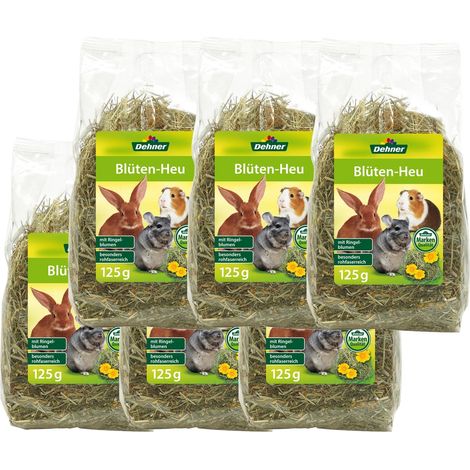 Dehner roditori Snack petali di fieno, 6 X 125 G (750 G) (1/3)
