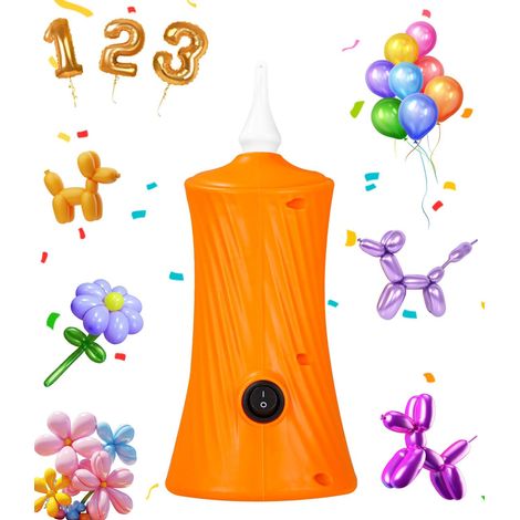 Pompe à Ballons électrique pour Ballon Long,30W Gonfleur Ballon Electrique,Pompe à Ballons électrique pour Les Ballons de Mariage, Gonfleur Ballon,Anniversaire et fête,Pompe Ballon Anniversaire (1/5)