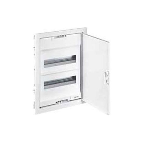 Legrand LEG01532 Caja empotrada con puerta metálica blanca 24+4 módulos