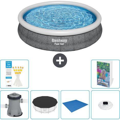 Bestway Piscina Bestway Fast Set Rotonda - 366x76 cm - 7-pezzi  S248 (1/5)