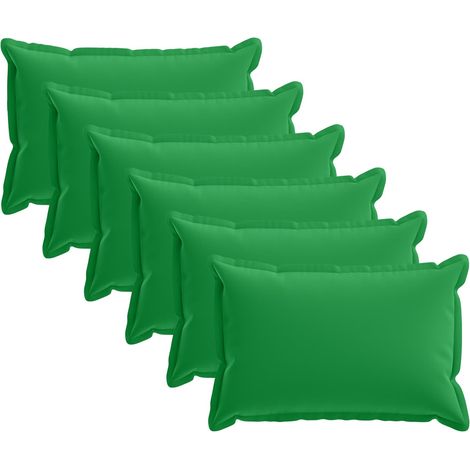 Kissenbezug 6 stk. HOUTEN Grün 50 x 70 cm Polyester vidaXL