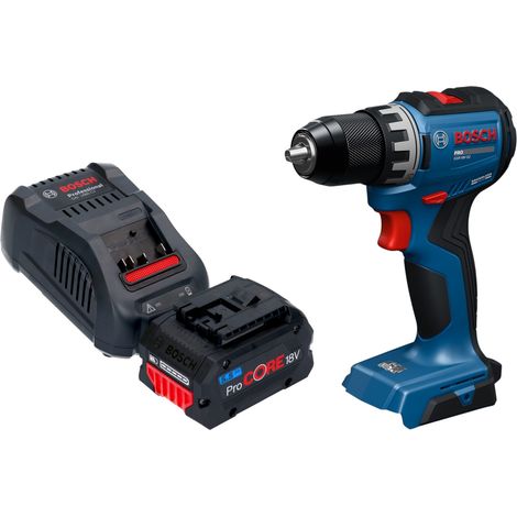 Perceuse-visseuse sans fil Bosch GSR 18V-52 Professional 18 V 70 Nm sans balais + 1 batterie ProCORE 5,5 Ah + chargeur (1/5)