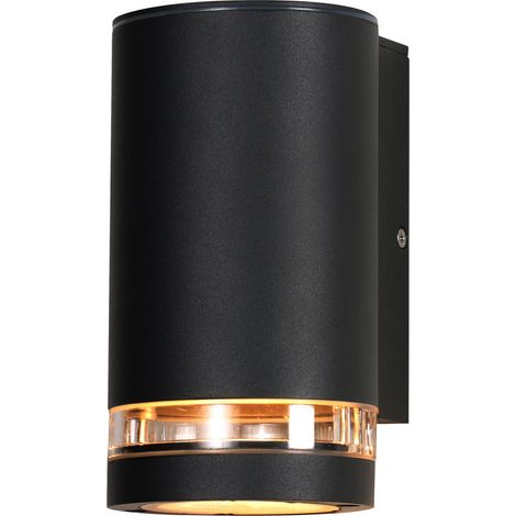 Applique ext. tube anneau noir GU10 IP44 Candellux