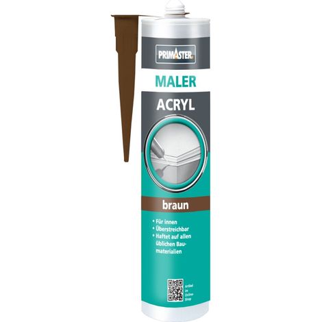 Primaster Maler-Acryl Braun 310ml Dichtmasse Dichtstoff Bauacryl (1/2)