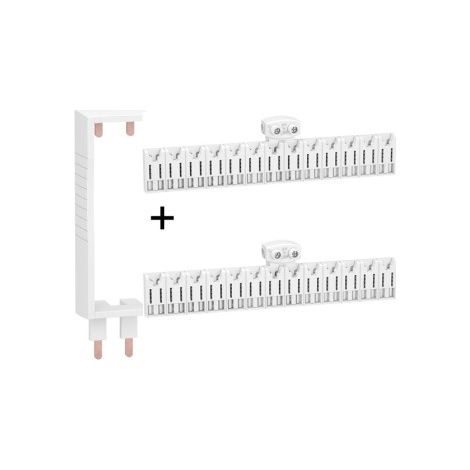 Schneider - Resi9 XE - LOT de Peignes 1 Verticale + 2 Horizontal 13M - Pour tableaux 2 rangu00e9es - Ref. : R9EXHC13x2+R9EXV (1/4)