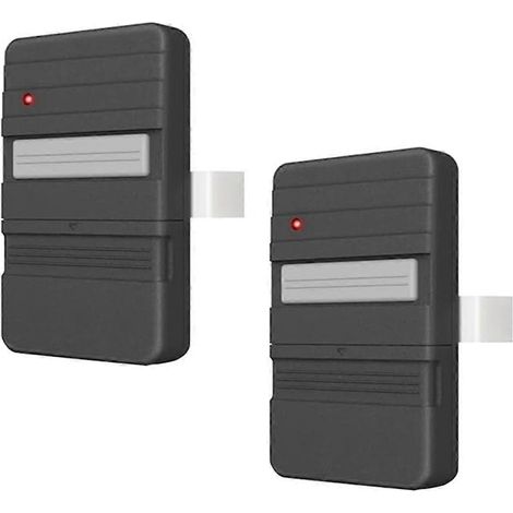 Lot de 2 télécommandes DIP 9/12 pour ouvre-porte de garage 390 MHz, compatibles avec les modèles GT90-1, MAT90, GT912, G220, AT90 et AT95. (1/4)