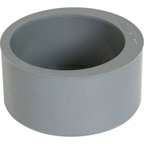 Tampon réduction PVC 125/80 mm – Raccord d'évacuation pour eaux usées – Matériau PVC – Réduction de diamètre efficace (1/2)