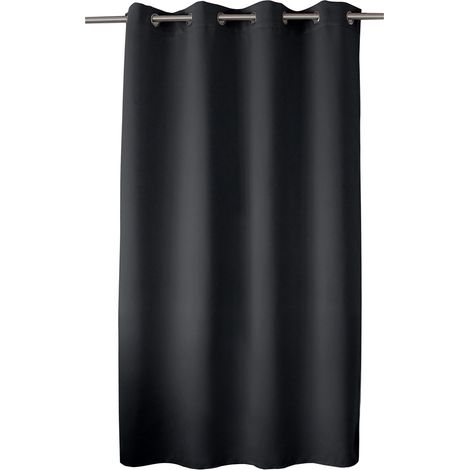 Rideau occultant OBSKUR 140 x 180 cm coloris GRIS FONCE