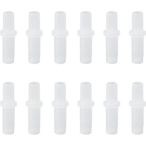 Bi Fold porte Top Pivot, 12 Pcs en plastique Bi Fold placard porte Top Pivots Bifold placard porte quincaillerie pièces de réparation, diamètre extérieur 3/8 pouces (1/5)
