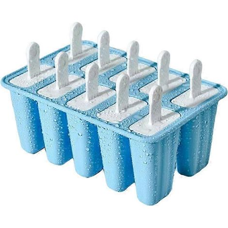 Modelle Silikon Wiederverwendbarer Eiswürfelbereiter-10 Cells Blue (1/5)