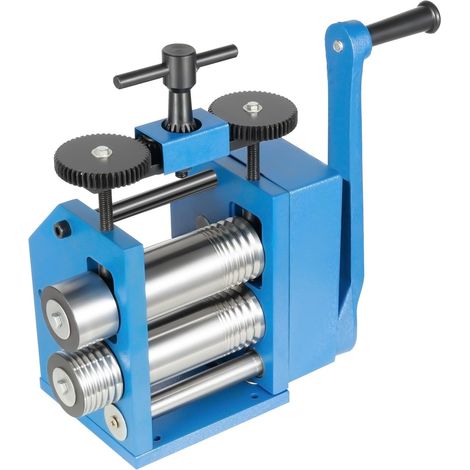 Machine à rouleau manuel 3 en 1, rouleau combiné, épaisseur réglable de 0,03 à 6,5 mm, pour or, or K, argent (1/5)