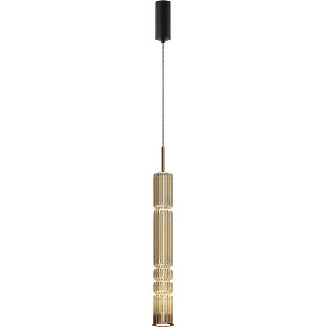 Lampada a sospensione Maytoni Ordo ottone/nero LED 12W (1/2)
