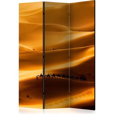 Paravento - Caravan of camels [Room Dividers] - 135x172 (1/4)