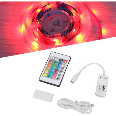 Contrôleur LED WiFi intelligent avec câble à 4 broches et télécommande pour rubans LED RGB 5V (1/5)