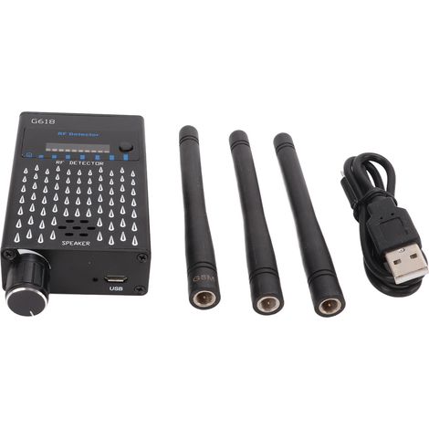 Détecteur de micros espions RF, détecteur de caméras WiFi, dispositif d'écoute, scanner de signaux sans fil GPS G618