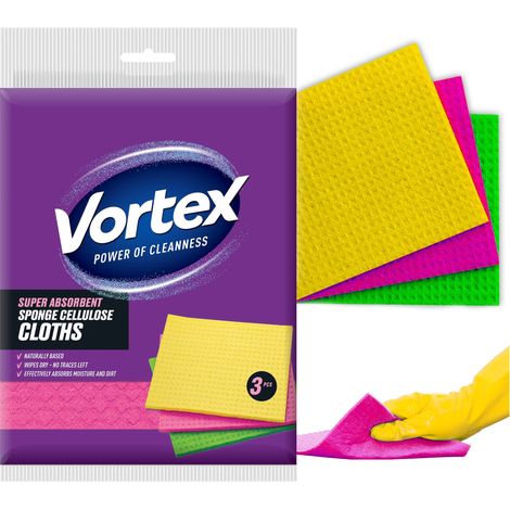 Paños de esponja VORTEX, 3 unidades.
