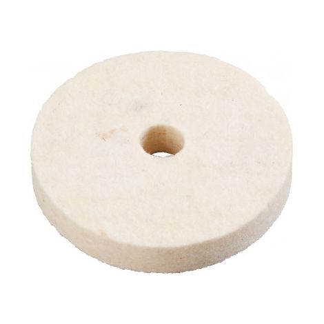 Disque de polissage en feutre 511300 – Diamètre 75 mm – Pour polissage bois, métal, plastique, verre – Finition brillante – KWB - D225302