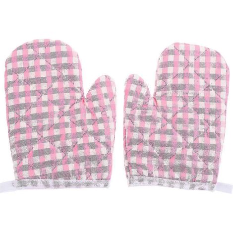 Lot de 2 maniques de cuisine pour enfants, résistantes à la chaleur et compatibles avec le micro-ondes. (1/5)