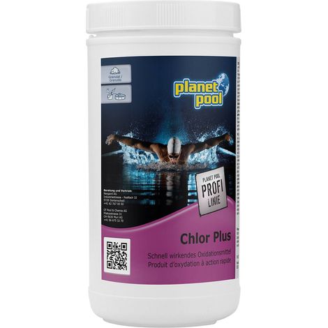 Planet Pool Profi Line - Chlor PLUS - Baden nach ca. 30 Minuten,1 kg (1/2)