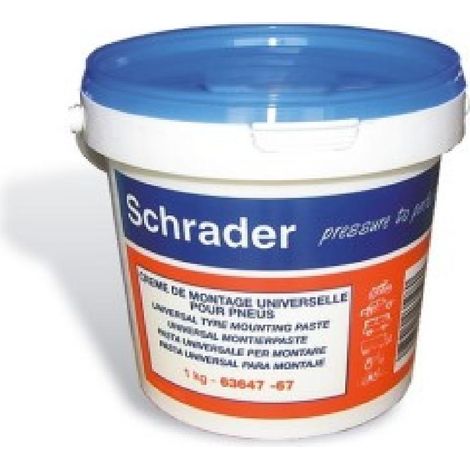 Creme montage pneus 1kg blanche