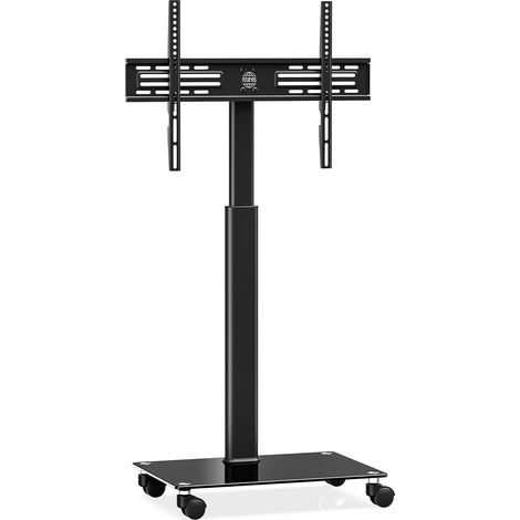 FITUEYES TV Stnder Rollbar TV Rollwagen Standfu Fernsehstand hhenverstellbar schwenkbar f¨¹r 32 bis 60 Zoll Flach & Curved Fernseher bis zu 30kg Max.VESA 600400 (1/5)