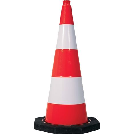 Taliaplast Cono plástico naranja fluorescente 75 cm