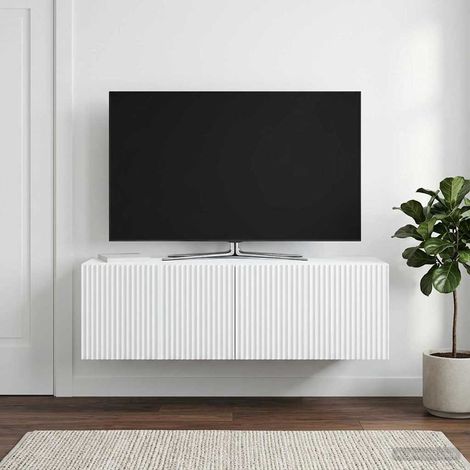 Mobile Porta TV da Muro Bianco 98 x 31 x 30 cm vidaXL (1/5)
