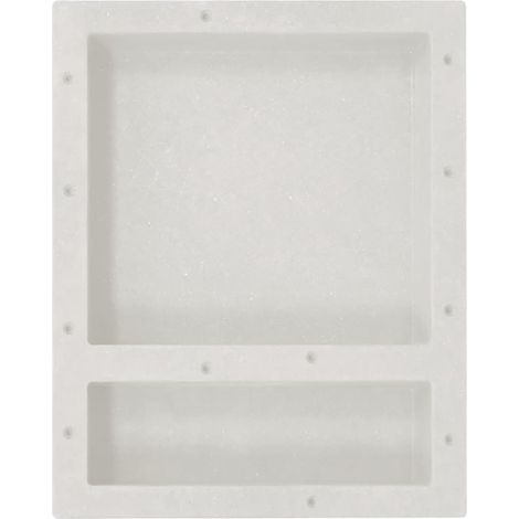 Maison Exclusive - Nicchia da Doccia con 2 Scomparti Bianco Opaco 41x51x10 cm