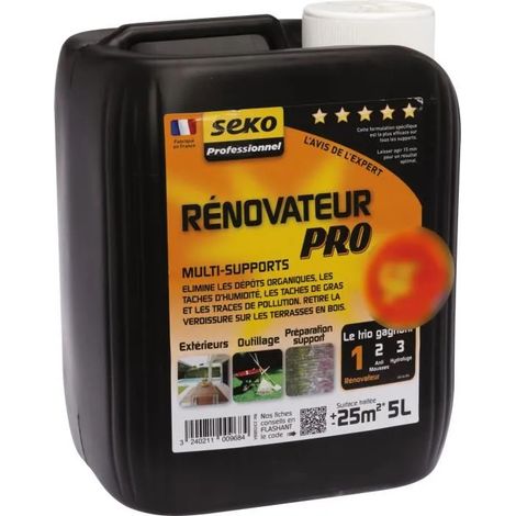 Reinigungsprodukt seko renovateur pro kraftvolle Formel biologisch abbaubar 5l (1/2)