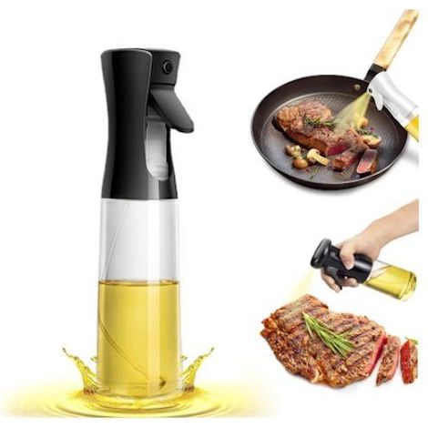 Set mit 2 Glas-Sprühflaschen für Öl und Essig – 200 ml