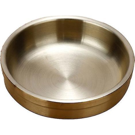 Plat à assaisonner en acier inoxydable 304 pour tremper les aliments (1/3)