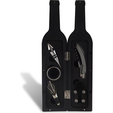 Set di 5 bicchieri da vino Bohmann, neri (1/4)