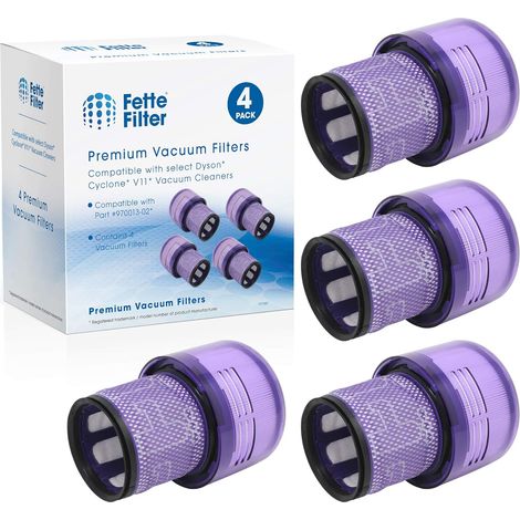 Lot de 4 Filtres de Remplacement compatible pour Dyson V11 SV14 Séries (1/5)